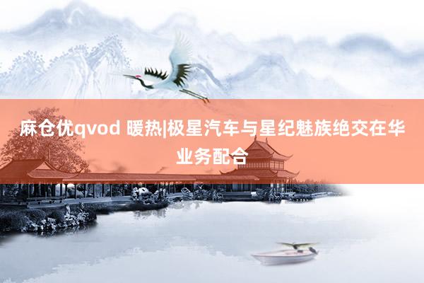 麻仓优qvod 暖热|极星汽车与星纪魅族绝交在华业务配合